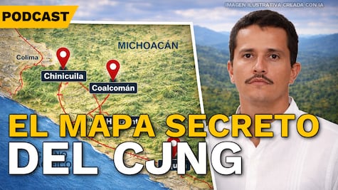 Sierra-Costa en llamas: El mapa secreto de "El Mencho"