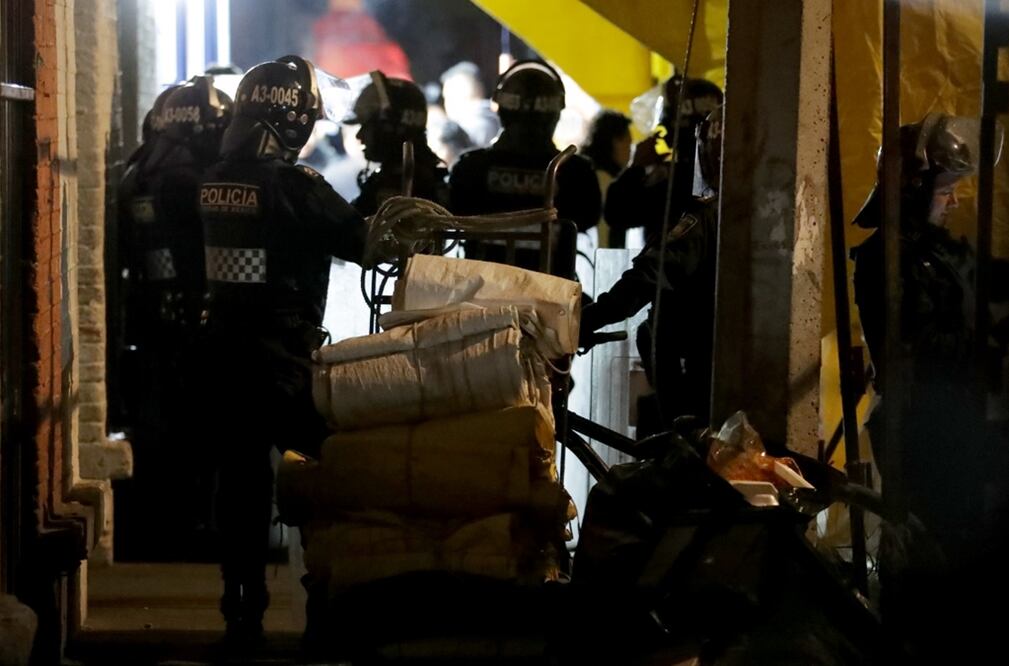 La Secretaría de Seguridad Pública de la Ciudad de México realizó un fuerte operativo en el barrio de Tepito.