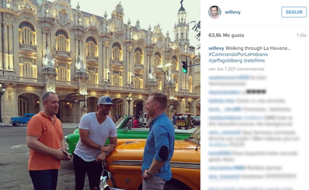 Foto: Tomada del Instagram de William Levy