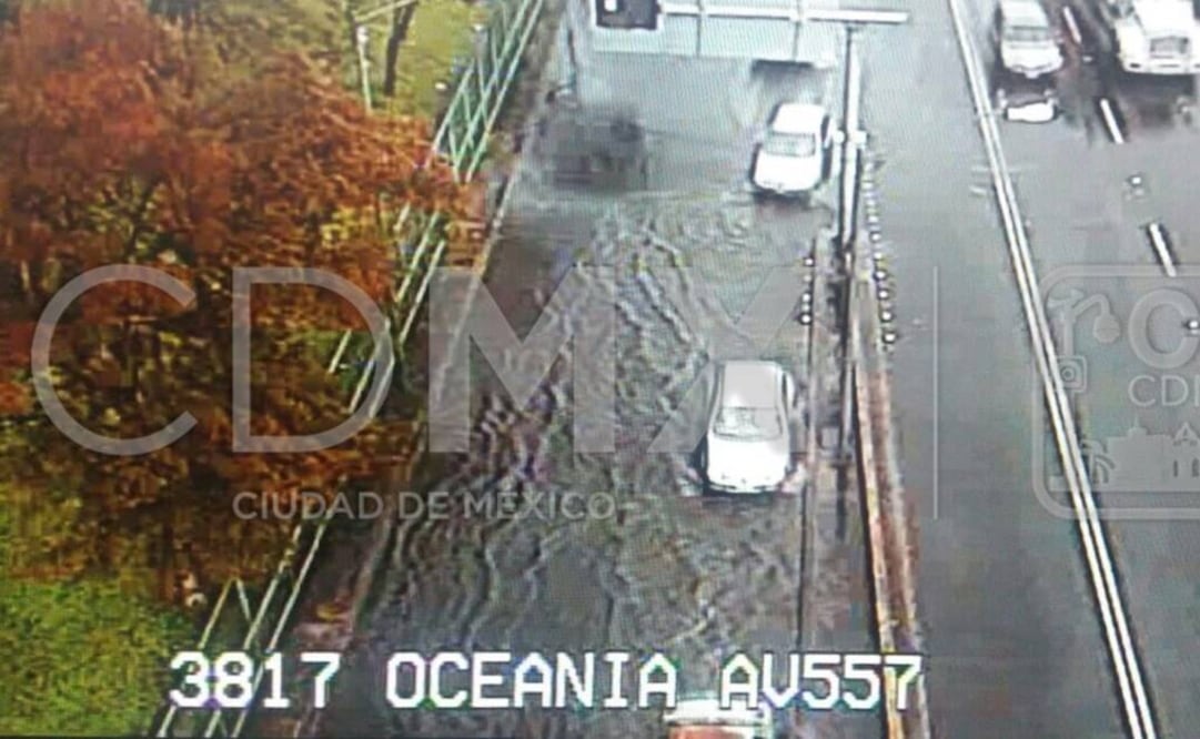 Lluvia intensa afecta centro y norte de la CDMX