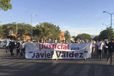 En jornada nacional exigen justicia para Javier Valdez