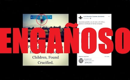 La foto viral de una "crucifixión" en Michoacán