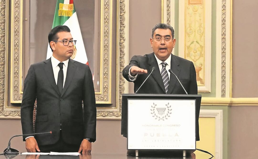 Sergio Salomón Céspedes juramentó el cargo en la madrugada. Foto: ESPECIAL