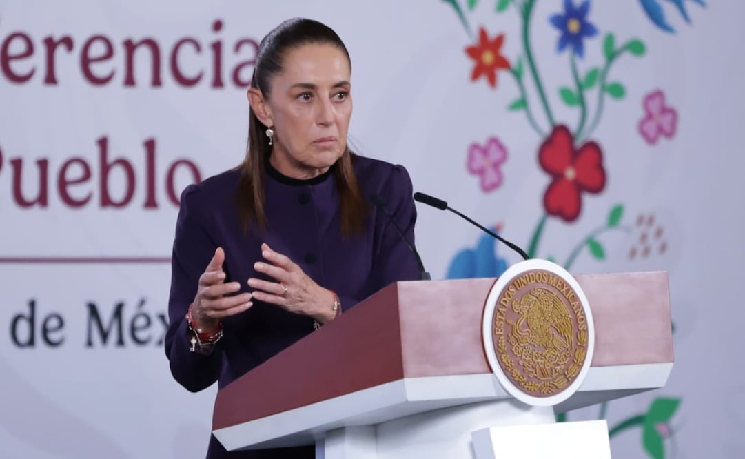 La mañanera del pueblo encabezada por la presidenta Claudia Sheinbaum Pardo, en el Salón Tesorería de Palacio Nacional el 18 de mayo de 2026. Foto: Fernanda Rojas/ EL UNIVERSAL