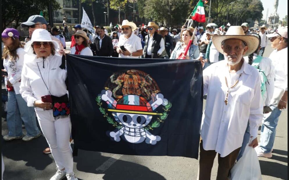 Marcha de la Generación Z en Paseo de la Reforma. Foto: Carlos Mejía/EL UNIVERSAL