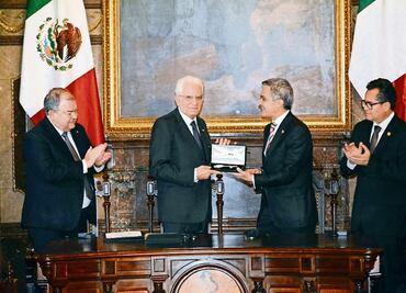 Entregan Llaves de la Ciudad al presidente italiano