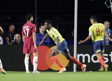 Colombia con lo justo vence a Qatar y pasa a la siguiente ronda