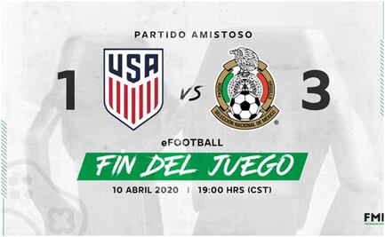 Selección Mexicana se impone a Estados Unidos en el eFootball