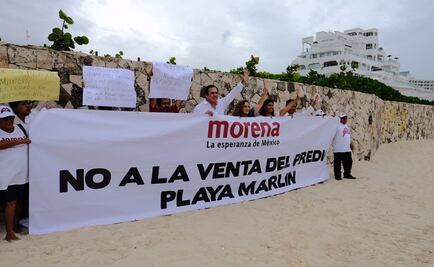 Rechazan militantes de Morena venta de terreno costero en Cancún