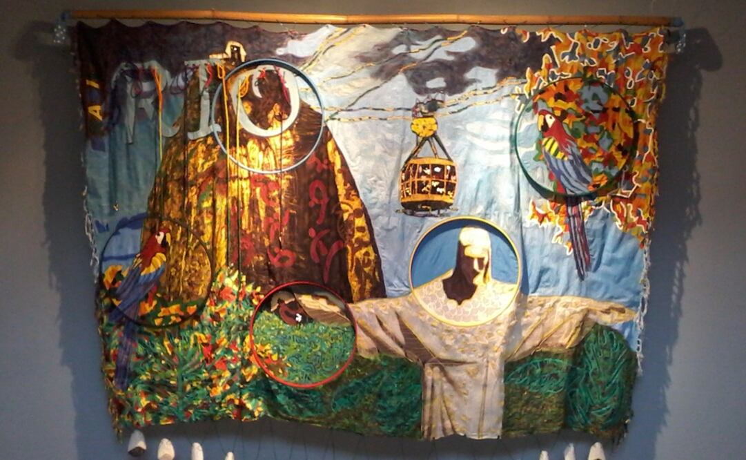 (FOTO: María Helena Leal Lucas, "Kanga olímpica II", mixta, 2016)