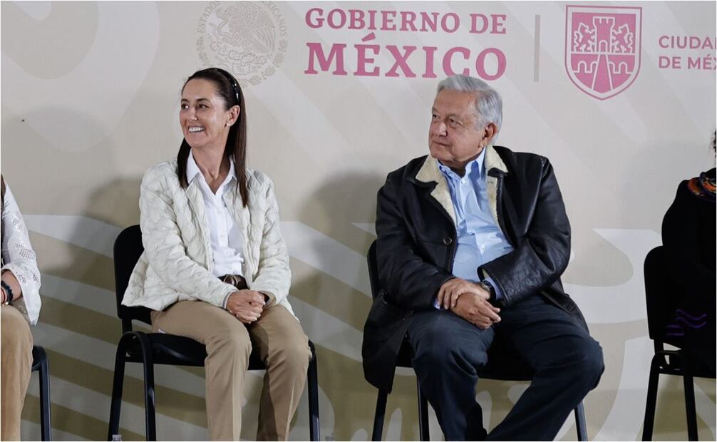 Tren Interurbano llega a la CDMX; AMLO y Sheinbaum inauguran estación Santa Fe. Foto: Jorge Alvarado/EL UNIVERSAL
