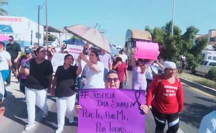 Ali Jasel: Marchan en Los Cabos por asesinato de doctora del IMSS en Baja California Sur