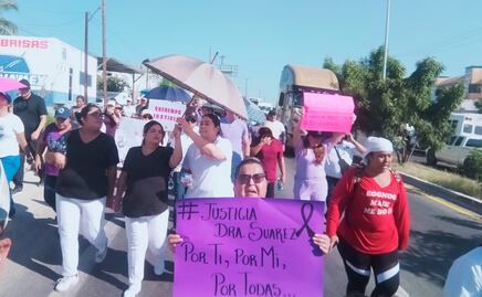 Ali Jasel: Marchan en Los Cabos por asesinato de doctora del IMSS en Baja California Sur