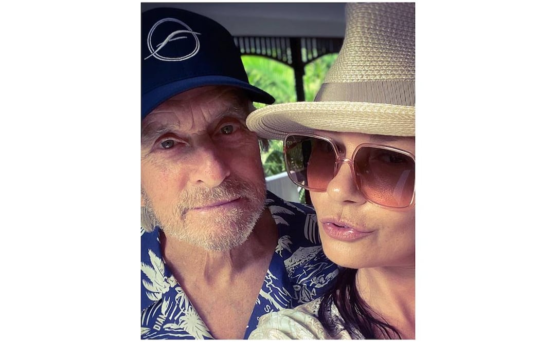 Michael Douglas y Catherine Zeta-Jones. Foto: Instagram
