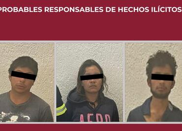 Detienen a 3 presuntos implicados en delitos contra la salud en Tenancingo, Edomex