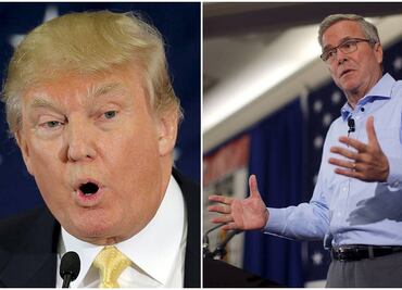 Trump y Bush van al debate republicano