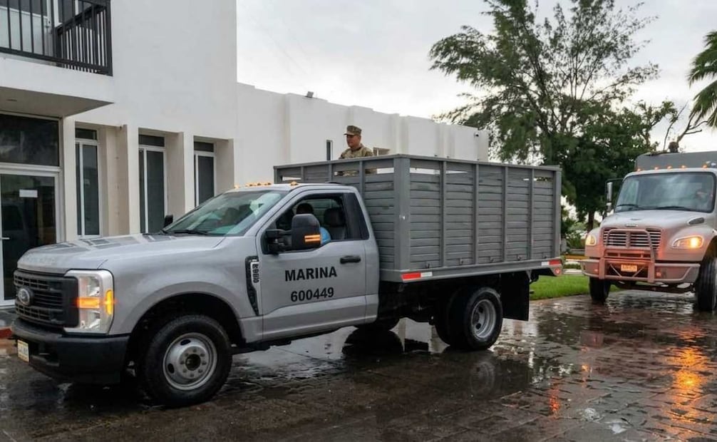 Activan Plan Marina en su Fase de Auxilio en Mazatlán, Sinaloa. Foto: Especial