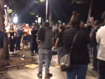 Reportan presunta balacera afuera del Palacio de Bellas Artes