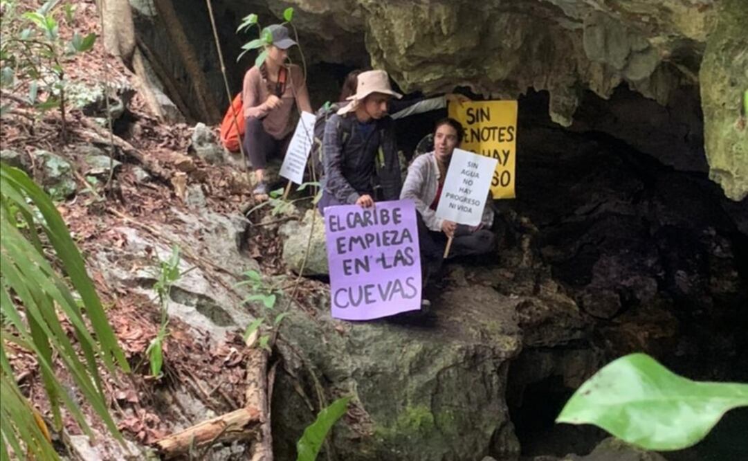 Por quinto día consecutivo, ciudadanos frenan pacíficamente el avance de la maquinaria en el Tramo 5 Sur. Foto: Especial