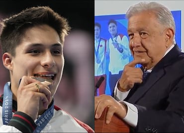AMLO felicita a Osmar Olvera por ganar la medalla de bronce en trampolín de 3 metros