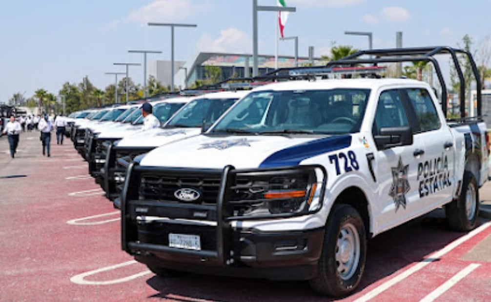 Cuerpos de seguridad de Hidalgo reciben 232 nuevas patrullas y equipo táctica; invierten 336 mdp.
Foto: Especial.