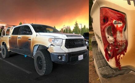 Enfermero conduce entre incendios de California para ayudar a víctimas