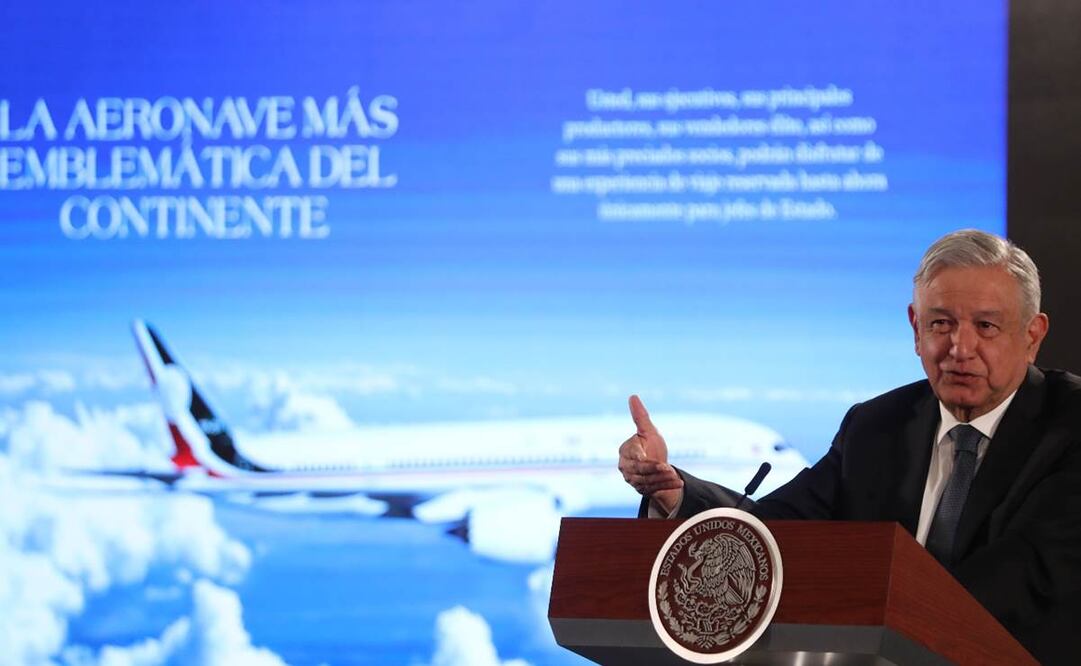 Qué dijo AMLO de la lamentable historia del avión presidencial y sus opciones de venta