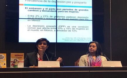 Depresión posparto afecta al 13% de mujeres: experta