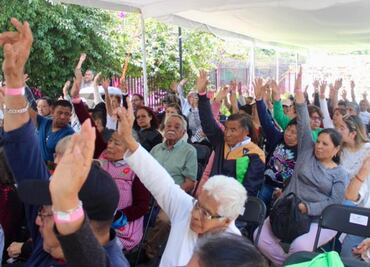 Pueblo de Tetelpan en la Álvaro Obregón aprueba trazo de la línea 5 del Cablebús; 99% de los asistentes vota a favor