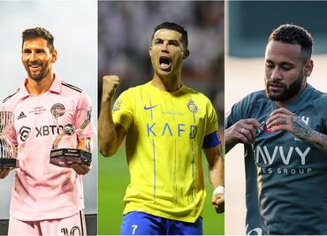 Cristiano Ronaldo, Messi y Neymar son los tres futbolistas mejor pagados en el mundo