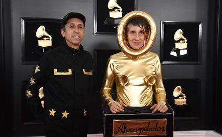 El curioso atuendo de Andrea Echeverri en los Grammy