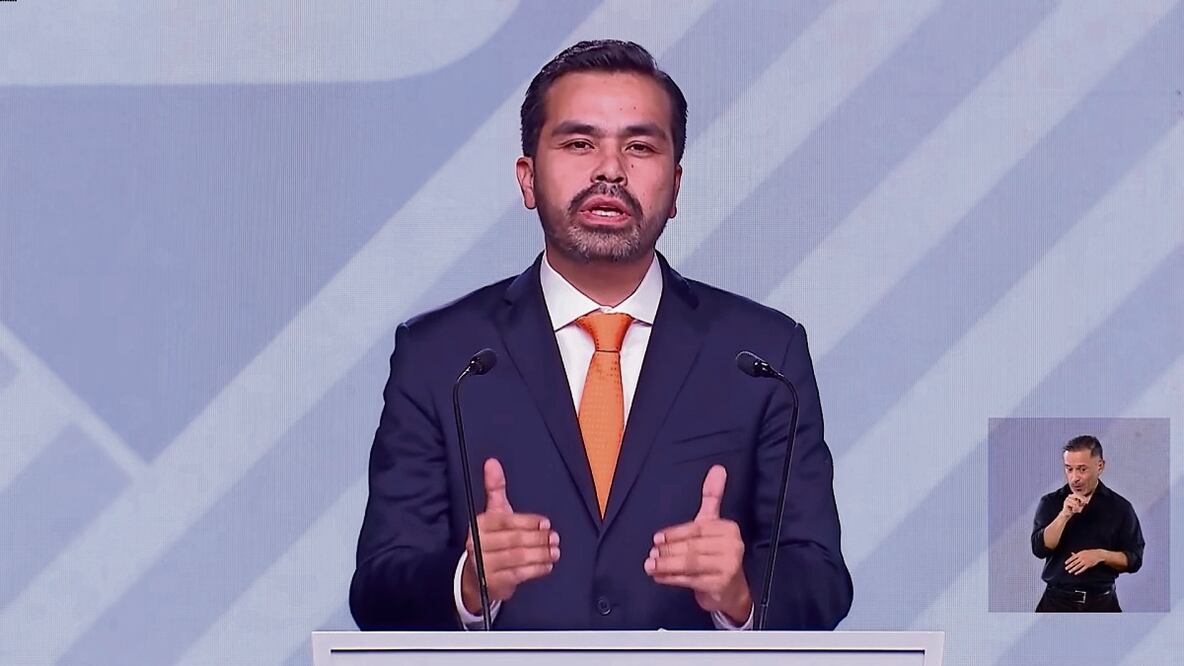 Jorge Álvarez Máynez prometió trabajar por la infancia y juventud Foto: Especial