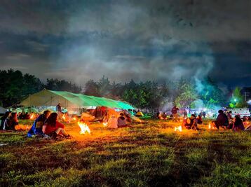 Lánzate al cine camping de San Valentín en Teotihuacán