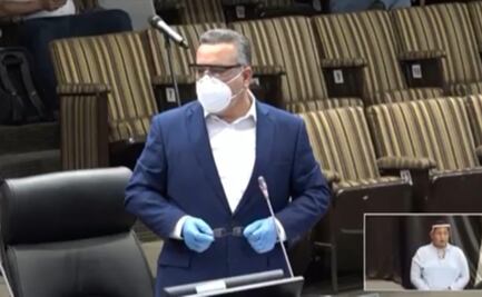 Entre sollozos, diputado de Sonora informa en sesión que su hijo y exesposa tienen Covid-19