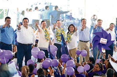 Seis gobernadores arropan a Anaya