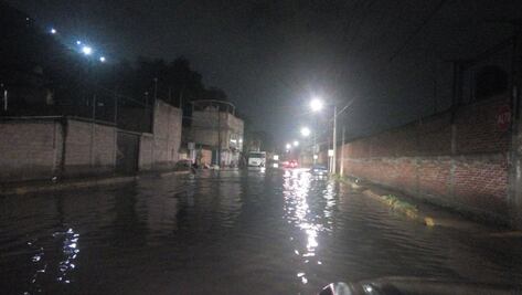Por lluvia intensa, abren compuertas de presa en Cuautitlán Izcalli