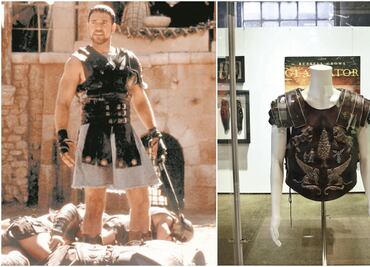 Subastan armadura que Russell Crowe usó en “Gladiator”
