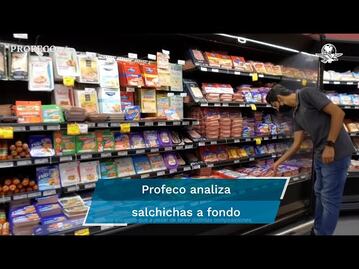 Salchichas que no cumplen, según la Profeco 