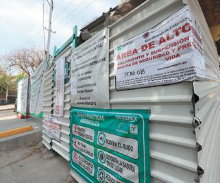 Dan apoyo por daños a casas por L12 de STC