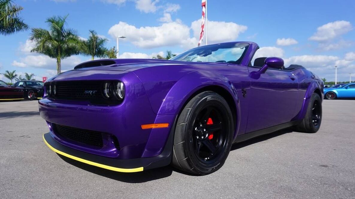 El Dodge Challenger SRT Demon convertible que no conocías y ahora necesitas