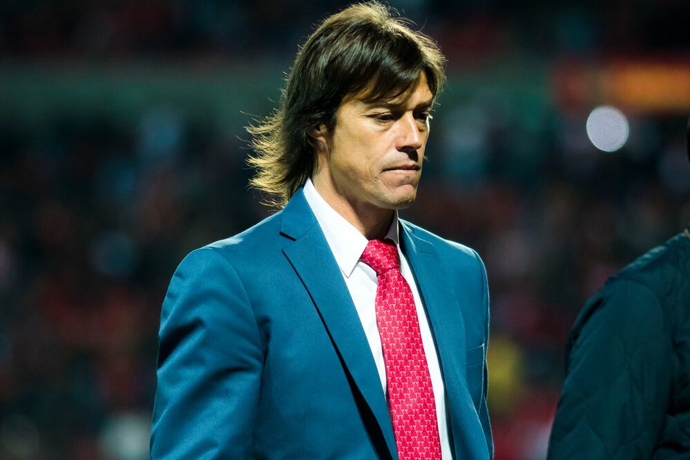 Imago7. Matias Almeyda en lamento durante el partido de la jornada 15 del Clausura 2018 de la Liga MX
