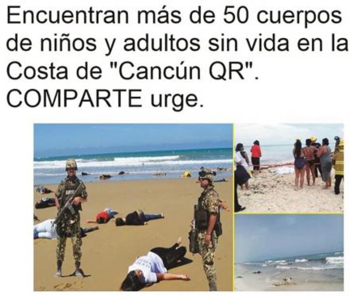 La verdad sobre los "cuerpos tirados" en Cancún