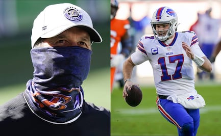 John Harbaugh, entrenador de los Ravens sorprendido con Josh Allen