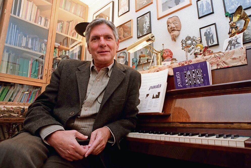 En México sólo se quedará una copia del archivo del compositor Mario Lavista, quien falleció en noviembre pasado, a los 78 años. Foto: Archivo EL UNIVERSAL