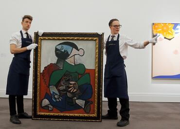 Sotheby's alcanza ventas millonarias en arte contemporáneo