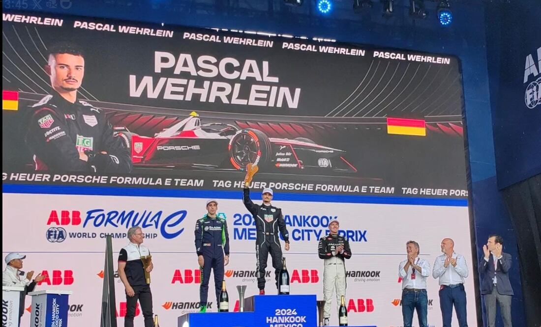 Pascal Wehrlein gana el E-Prix CDMX 2024 - Foto: Óscar Torres