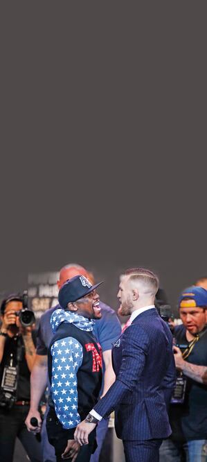 Mayweather presumió su récord y sus millones (JAE C. HONG. AP)