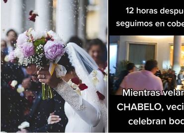 Tras video viral, mujer que celebró su boda frente a funeral de Chabelo se disculpa por escándalo