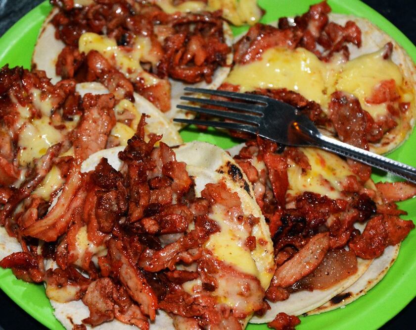 Si no eres fan del pan, échate una rosca de taquitos / Foto: Patricia Morales / EL UNIVERSAL