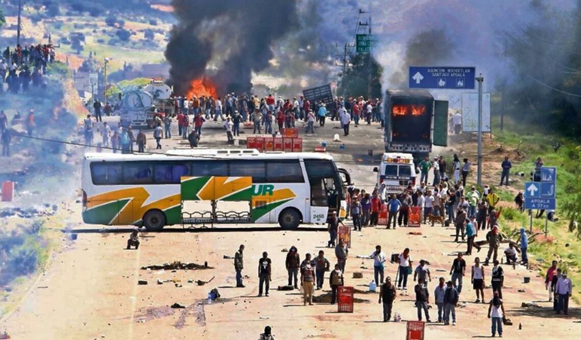 La FGR se pronunció y emitió una tarjeta informativa sobre la investigación realizada por el trágico operativo de la extinta Policía Federal en Asunción Nochixtlán, Oaxaca, en junio de 2016. Foto: archivo/EL UNIVERSAL